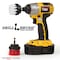 Drill Brush Power Scrubber By Useful Products 5 in W 5 in L Brush, Variety 2in-S-RW-QC-DB - alternate 2